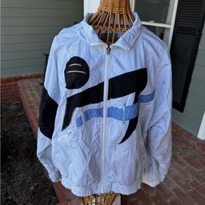 Vintage IXSPA Jamie Sadock 90s Graphic Windbreaker Jacket Medium